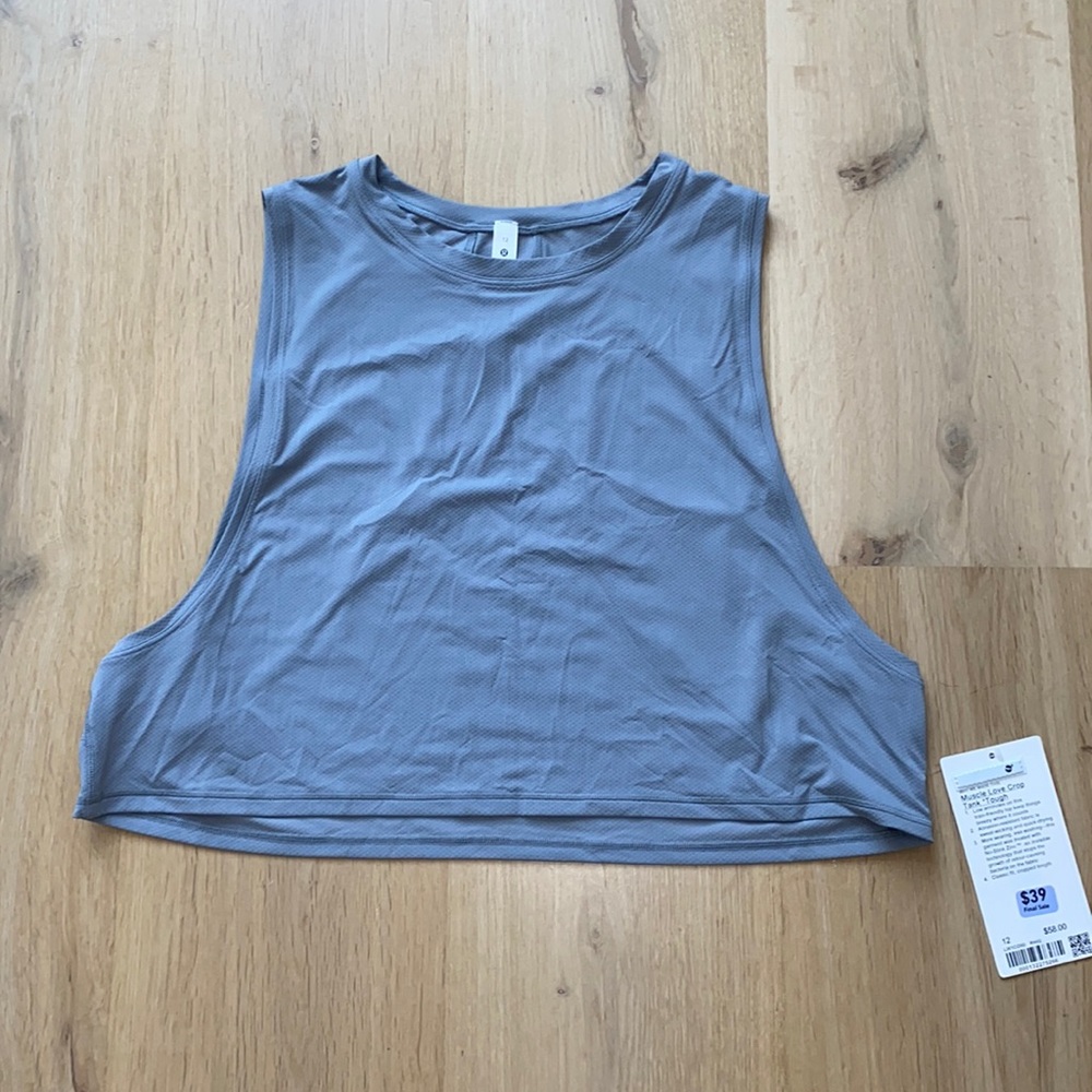 Lulu Lemon Muscle Love Crop Tank Tough!